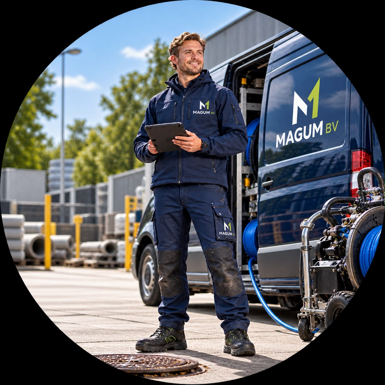 MAGUM voorbereider bij de bedrijfsbus